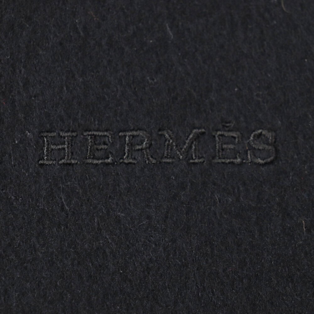 HERMES Black Scarf - Picture 5 of 6